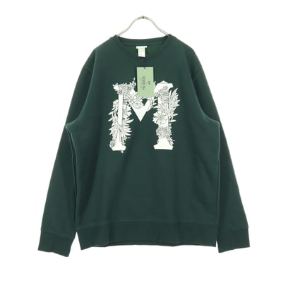 未使用 H&M エイチアンドエム WILLIAM MORRIS コラボ 花柄 長袖 トレーナー M グリーン スウェット H&M
