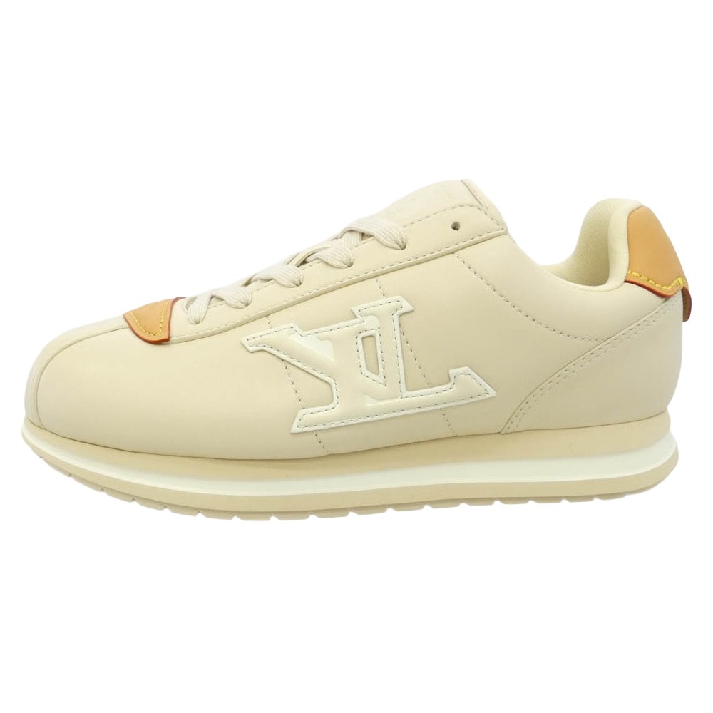 LOUIS VUITTON ルイ・ヴィトン buttersoft sneakers バター ソフト ローカット スニーカー ベージュ系 8【極上美品】【中古】
