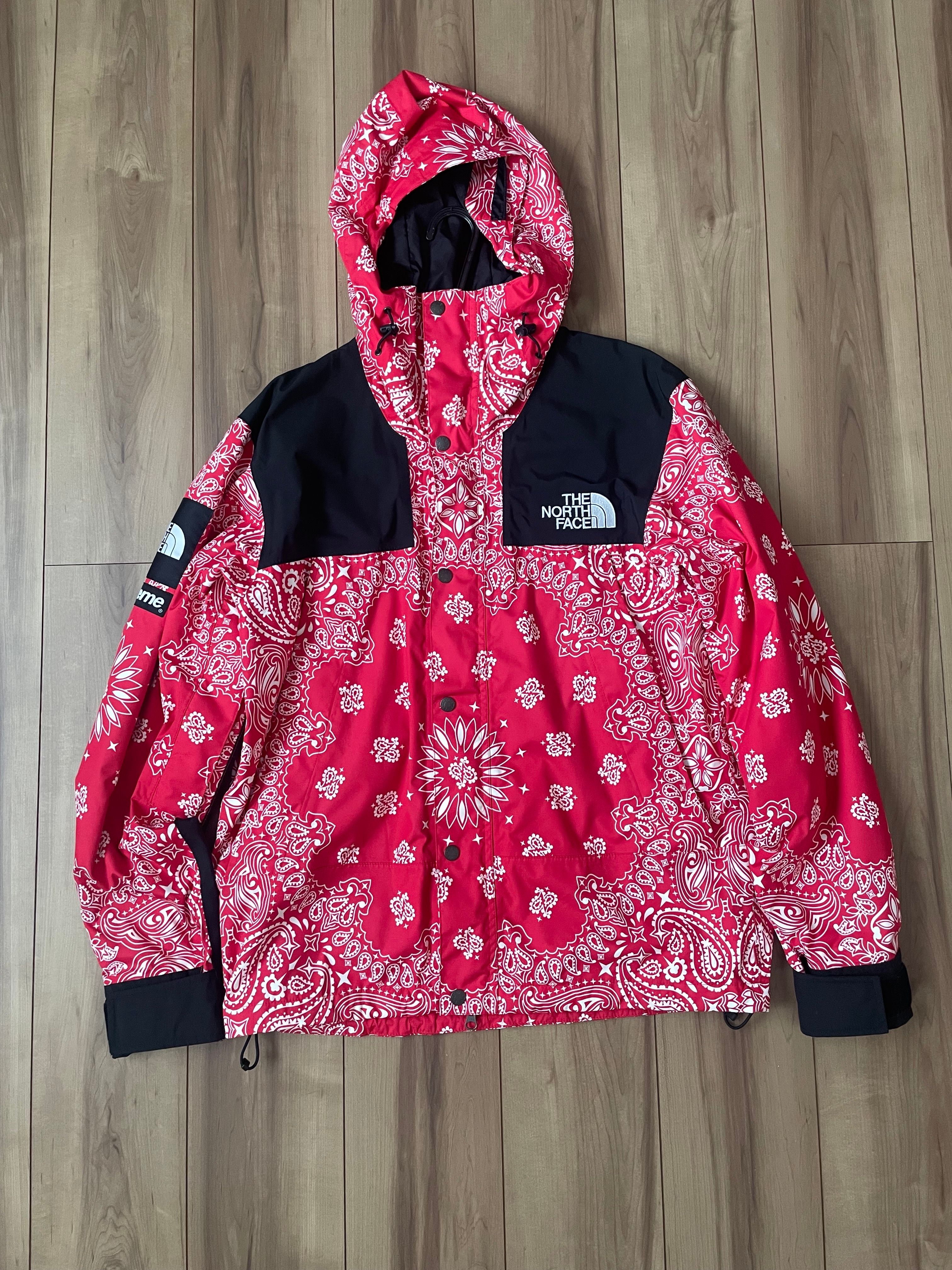 Supreme The North Face Bandana Mountain Parka "Red"