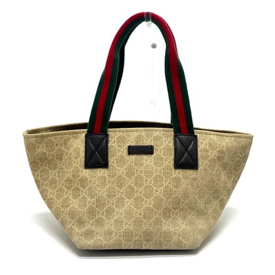 グッチ GUCCI シェリーライン 374433 GG カバン ランチトート トートバッグ GGキャンバス ベージュ