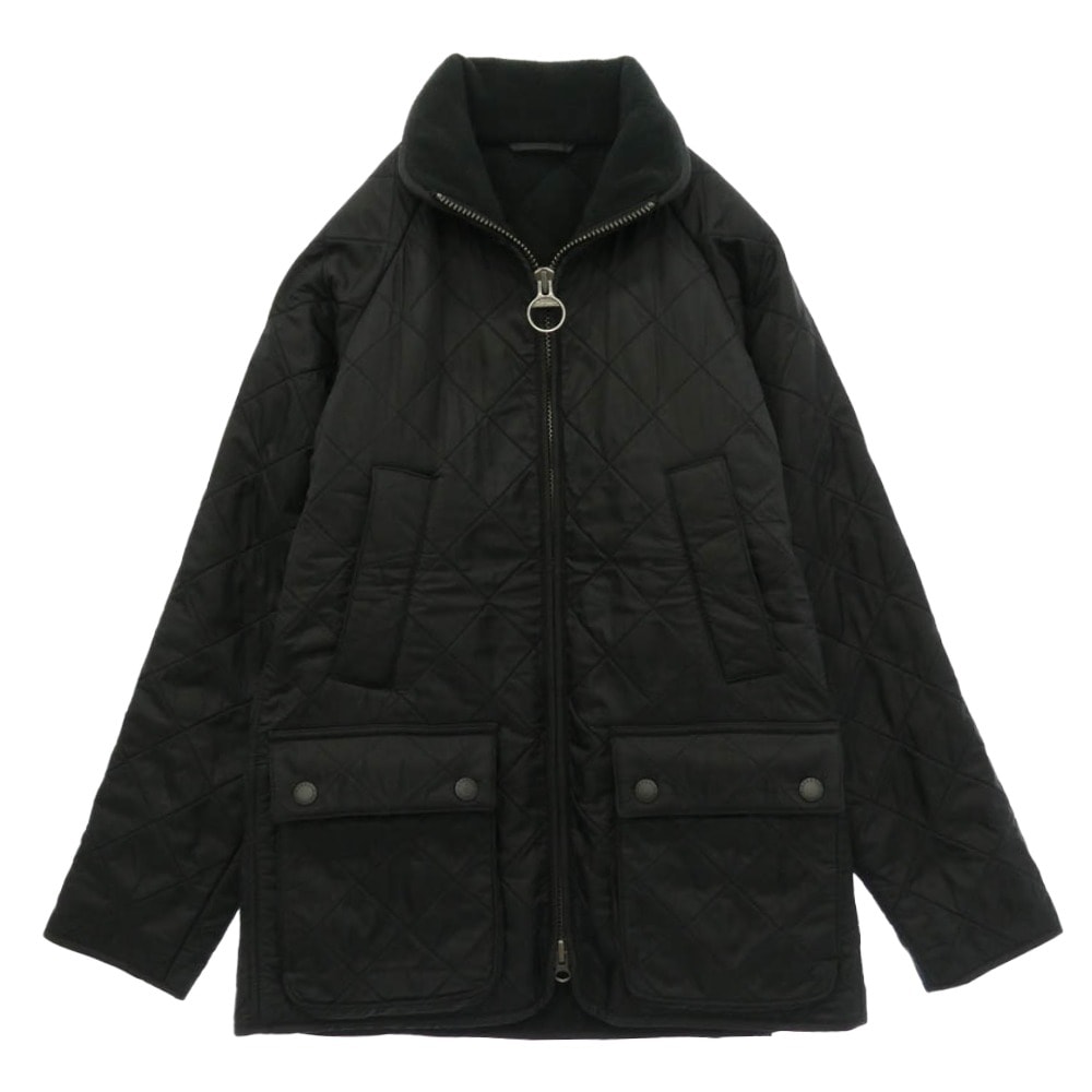 Barbour バブアー 1502091 国内正規品 HERITAGE LIDDESDALE QUILT ヘリテージ リッズデイル キルティング ジャケット 裏地 フリース ブラック系 34【中古】