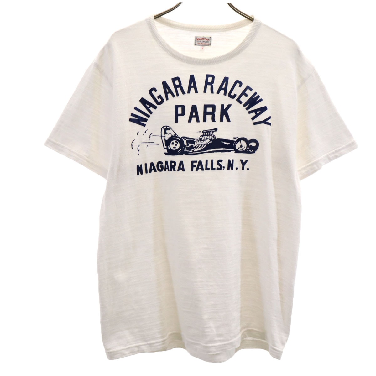 The REAL McCOY'S ザリアルマッコイズ 半袖 Tシャツ M ホワイト AMERICAN ATHLETIC