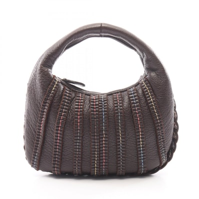 ボッテガヴェネタ BOTTEGA VENETA ハンドバッグ バッグ レザー レディース ブラウン系 / マルチカラー 【中古】