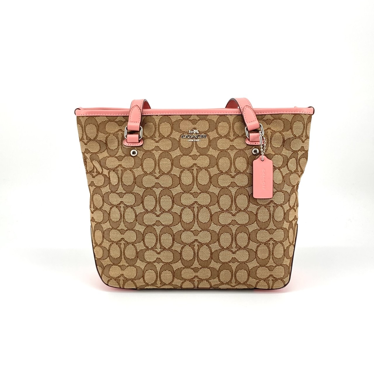 COACH(コーチ) シグネチャー F58282 トートバッグ ピンク