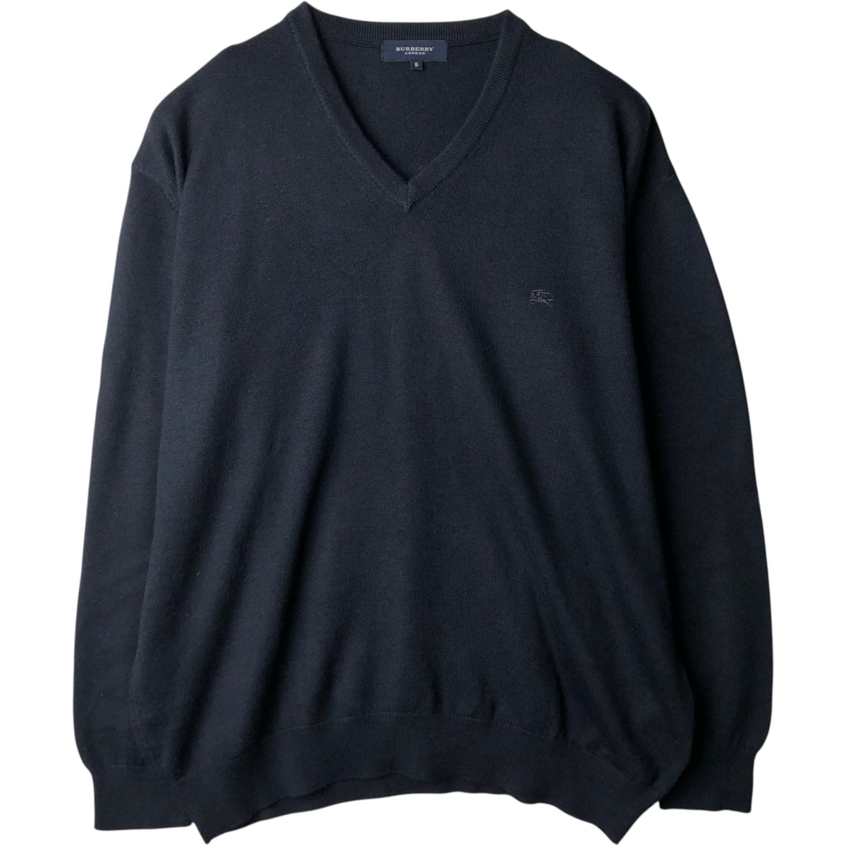 古着 バーバリー Burberry's LONDON Vネック メリノウールニットセーター スペイン製 メンズXL相当/eaa637279