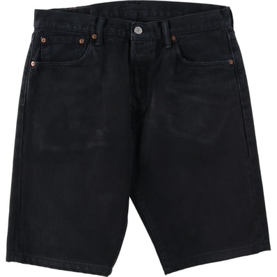 古着 リーバイス Levi's 501 ブラックデニムショーツ ハーフパンツ メンズw34相当/eaa620254