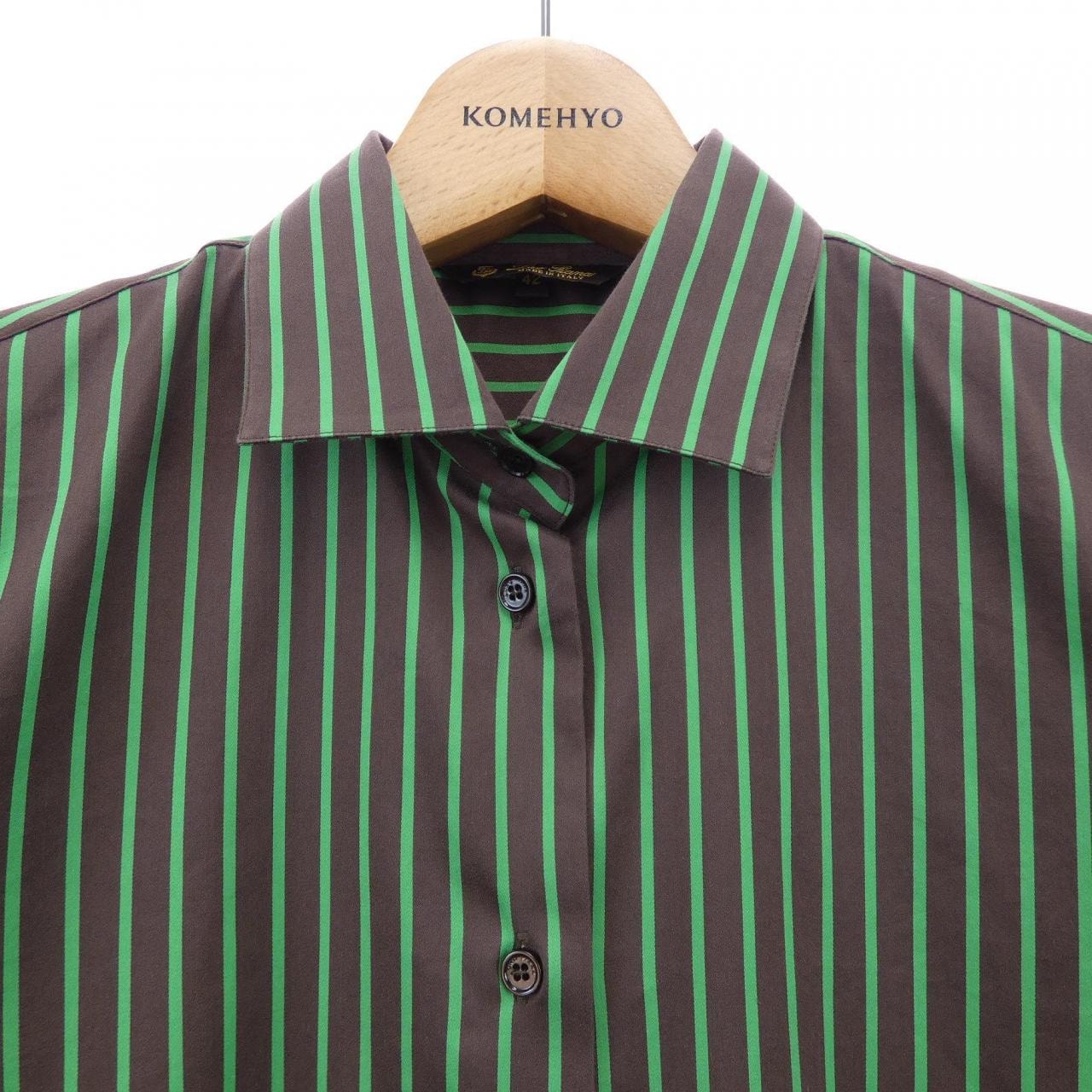 C (やや傷や汚れあり)】ロロピアーナ Loro Piana FAD9553 シャツ 42の