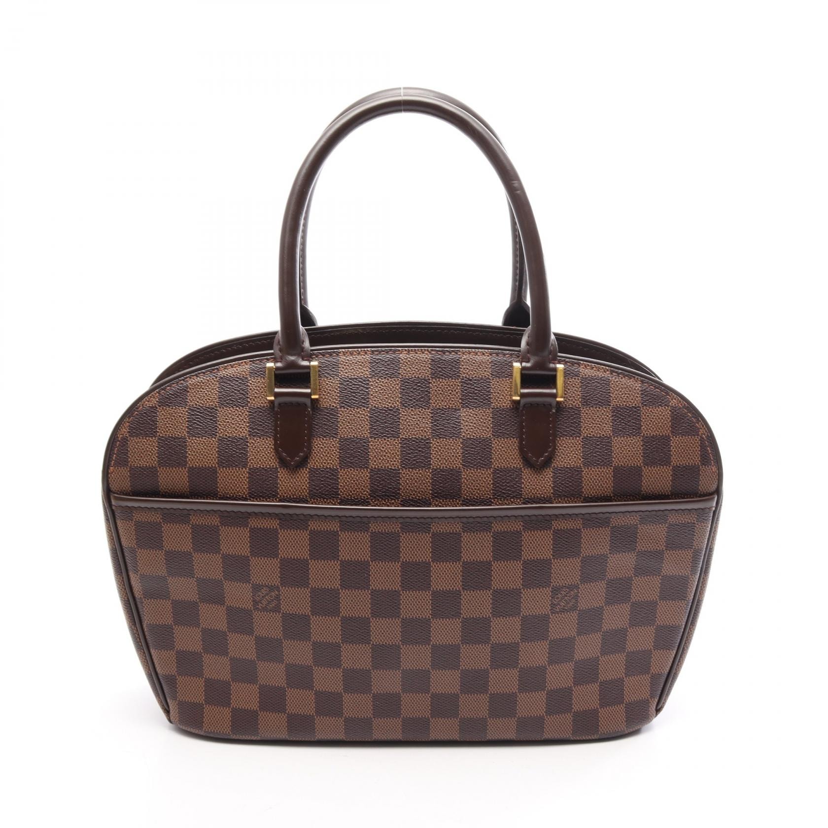 ルイ・ヴィトン LOUIS VUITTON サリア オリゾンタル ダミエエベヌ ハンドバッグ バッグ PVCコーティングキャンバス レザー レディース ブラウン系 N51282 【中古】