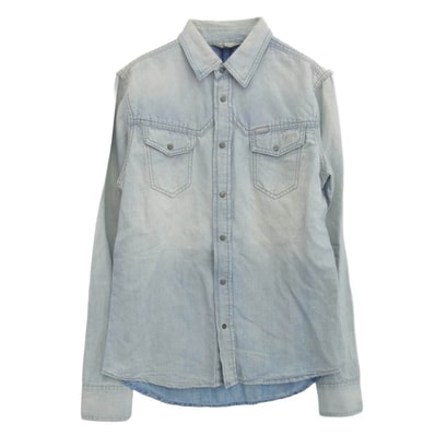 DIESEL ディーゼル その他トップス デニム ウエスタン シャツ ライトブルー系 M【中古】
