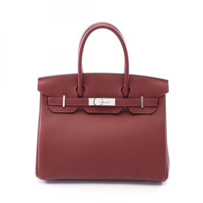 エルメス HERMES バーキン30 ルージュアッシュ ハンドバッグ バッグ トゴ トゴ ボルドー レディース ボルドー系 【中古】