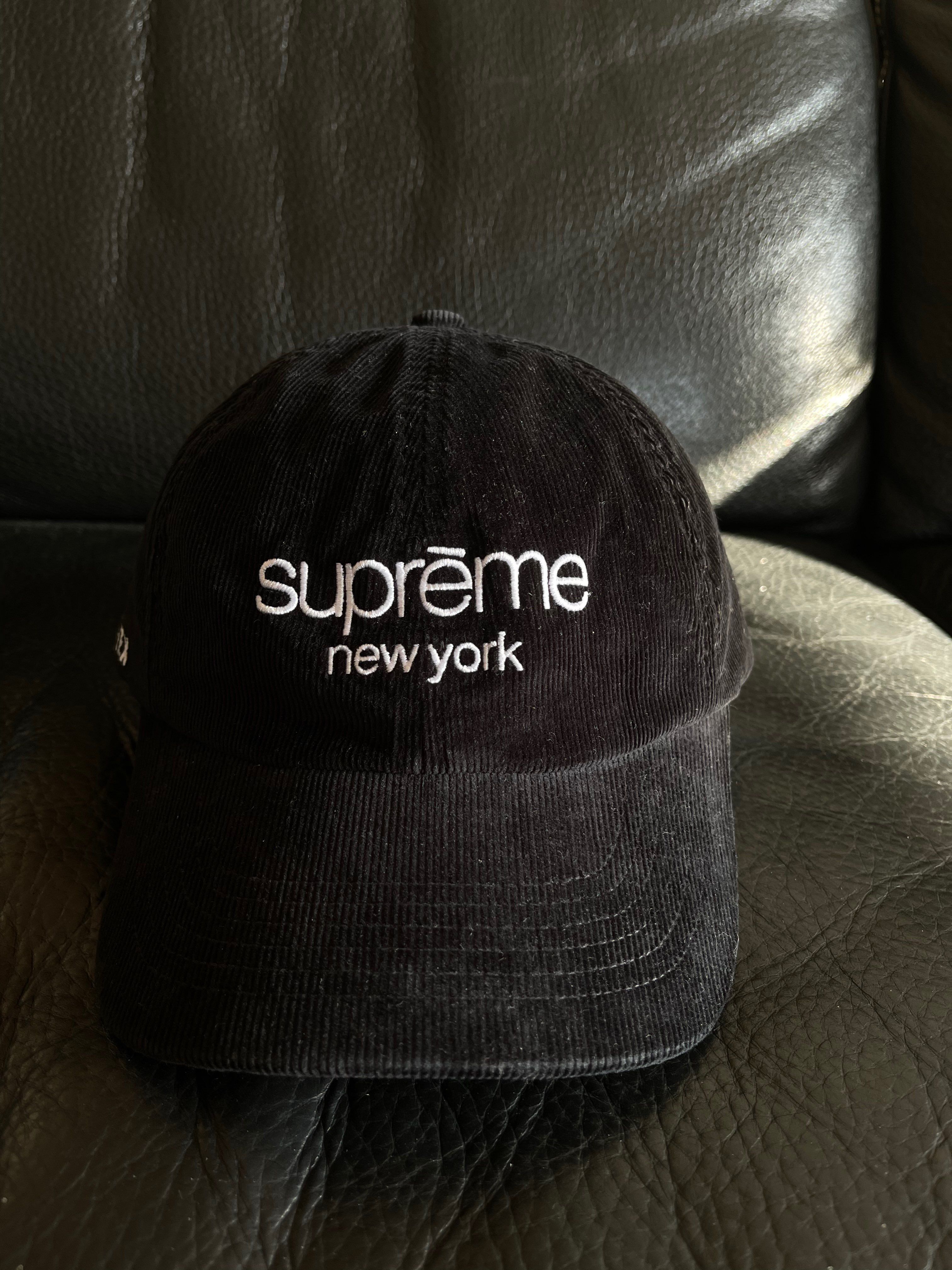 Supreme GORE-TEX Corduroy Classic Logo 6-Panel "Black"