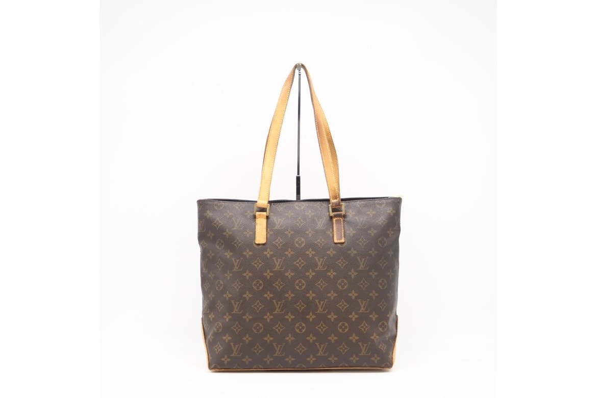 LOUIS VUITTON ルイ・ヴィトン モノグラム カバ メゾ M51151 ハンドバッグ ブラウン コーティングキャンバス レディース