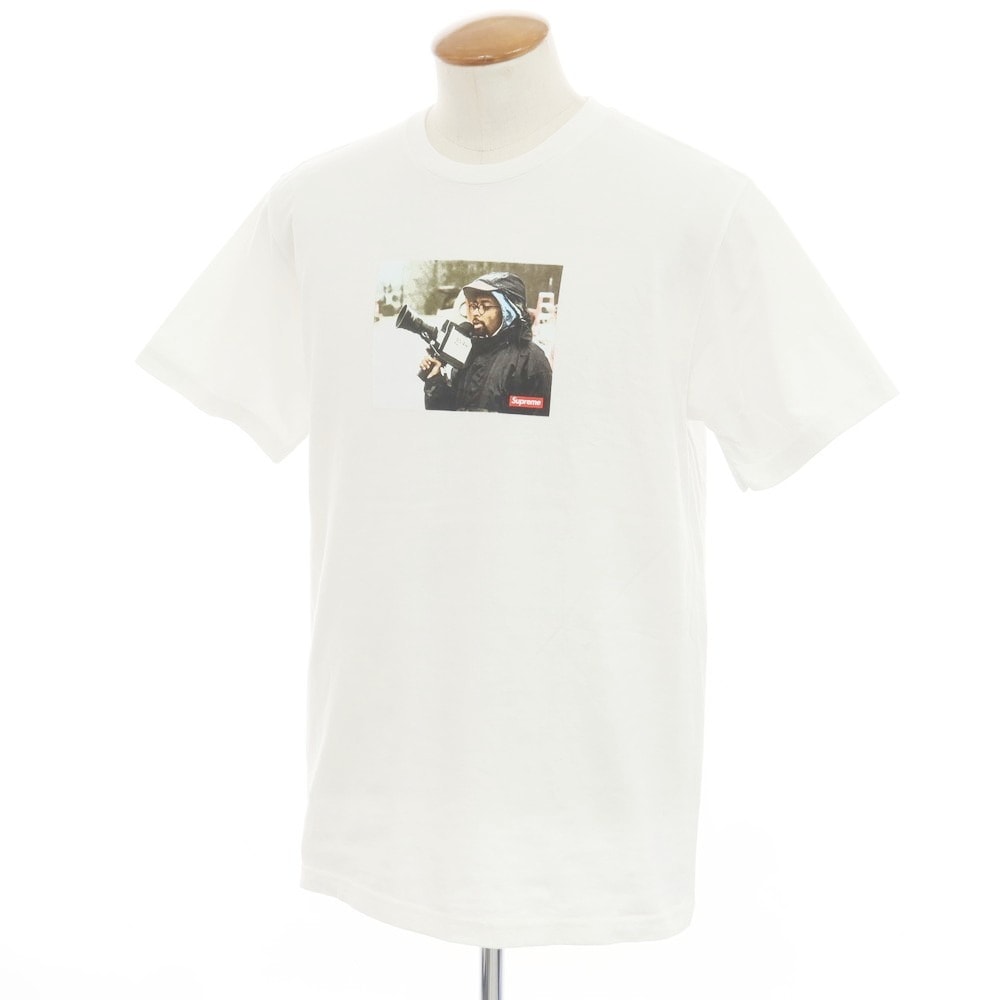 【中古】シュプリーム Supreme 2025年春夏 40 Acres Spike Tee コットン クルーネック 半袖Tシャツ ホワイト【サイズM】【メンズ】
