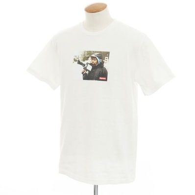 【中古】シュプリーム Supreme 2025年春夏 40 Acres Spike Tee コットン クルーネック 半袖Tシャツ ホワイト【サイズM】【メンズ】