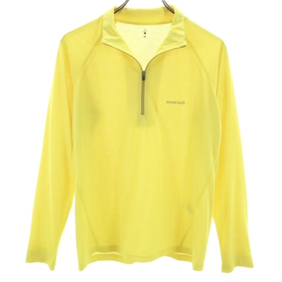 mont-bell モンベル 長袖 WIC.ジップ シャツ XL イエロー アウトドア