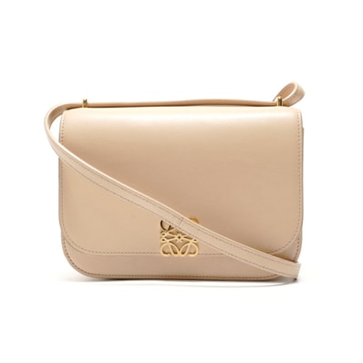 ロエベ LOEWE ゴヤ スモール レザー ショルダーバッグ【中古】