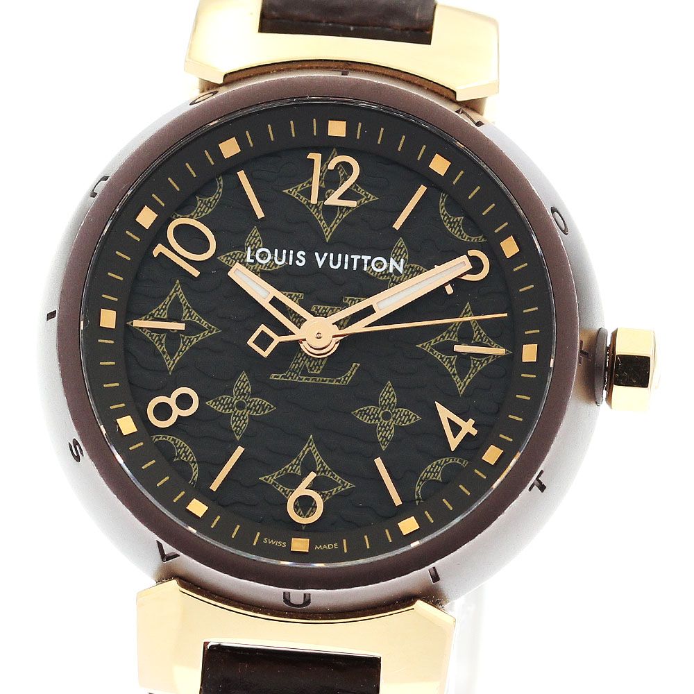 ★箱・保 ルイ・ヴィトン タンブールスリム  QA137 レディース 【中古】