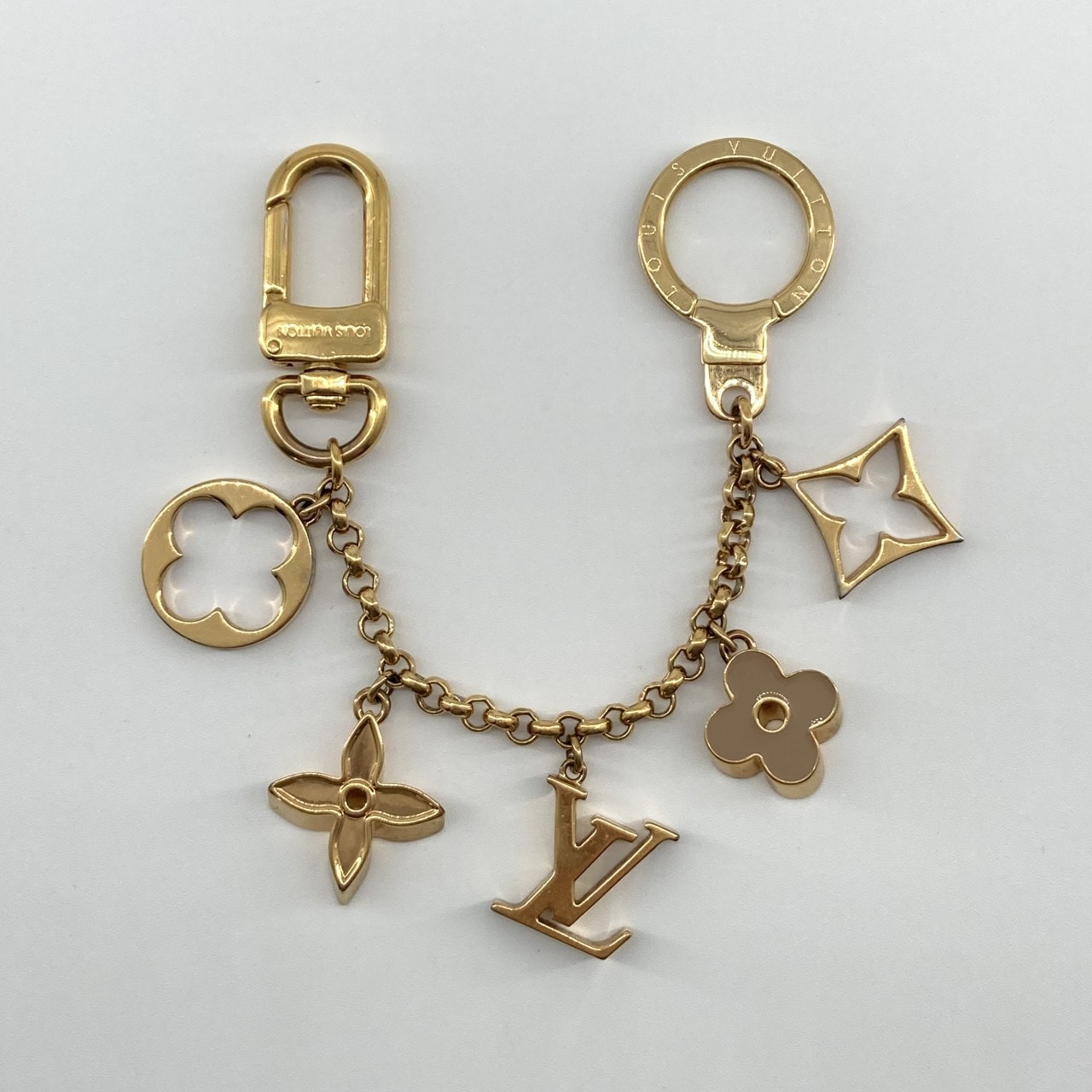 Louis Vuitton Bag Charm Chain Fleur De Monogram