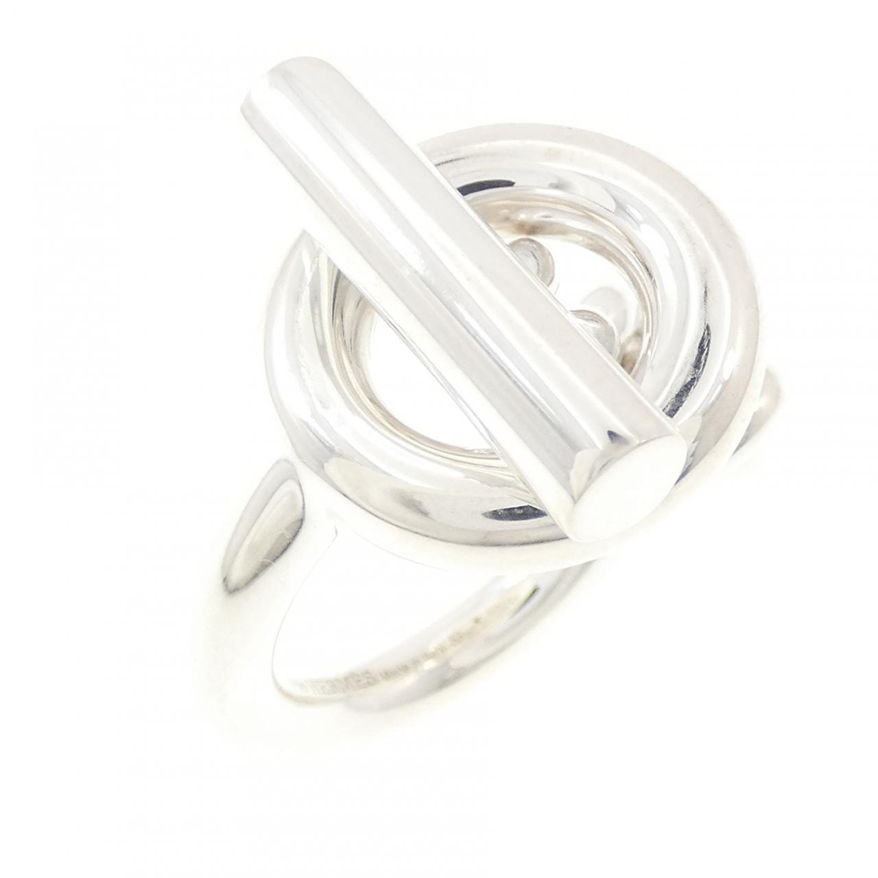 Hermes Croisette Ring GM Large Model "Silver"
