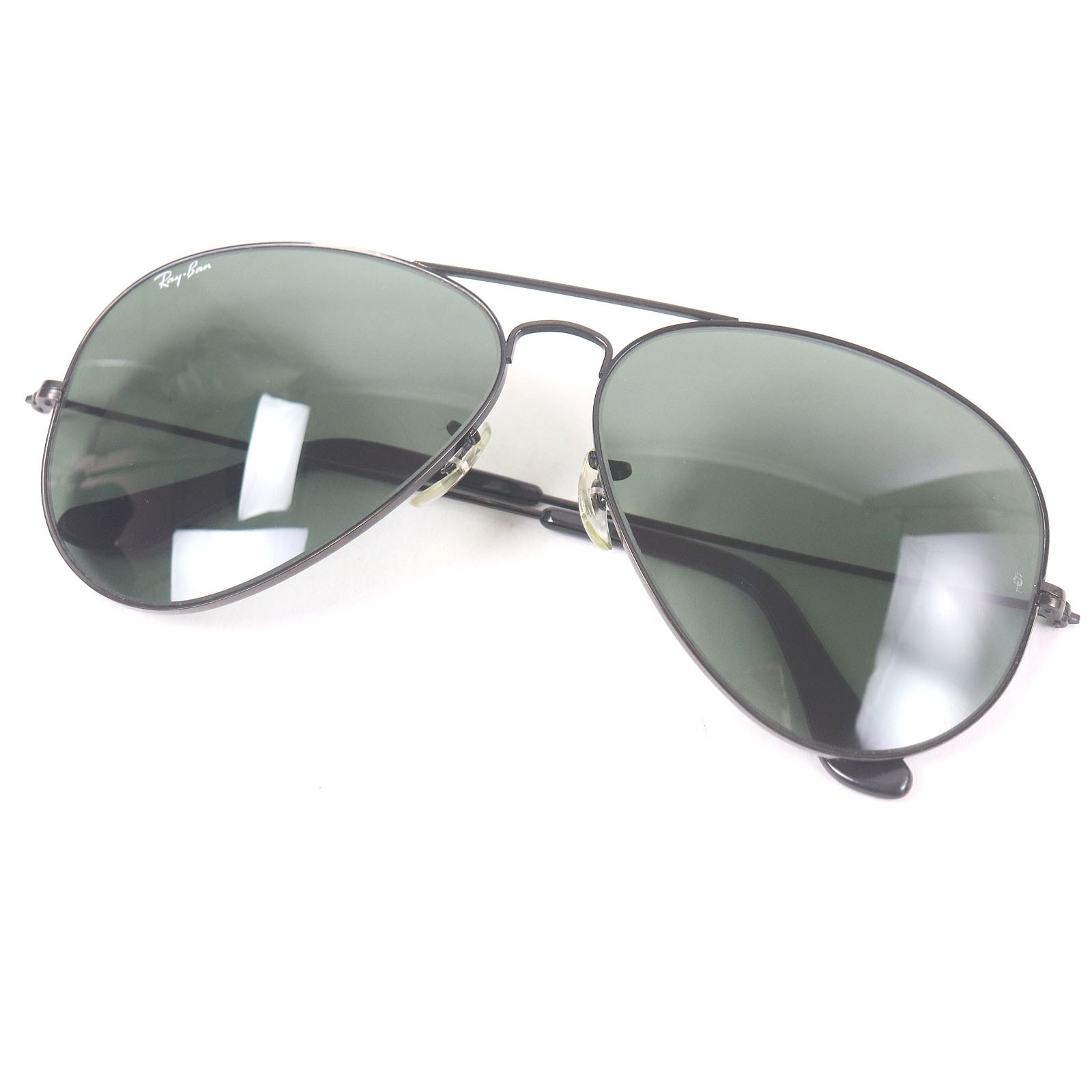 美品 レイバン
サングラス ブラック グリーン メンズ 62□14