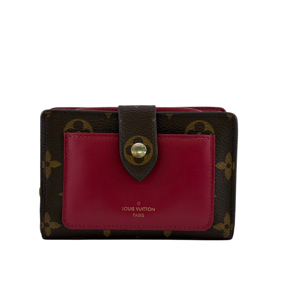 ルイヴィトン LOUIS VUITTON 二つ折り財布 モノグラム ポルトフォイユ ジュリエット コンパクトウォレット M69433 ブラウン