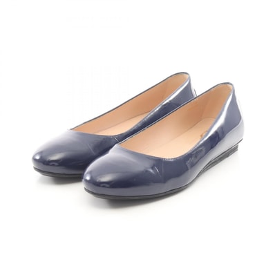 トッズ TOD'S パンプス 靴 パテントレザー レディース ブルー系 【中古】