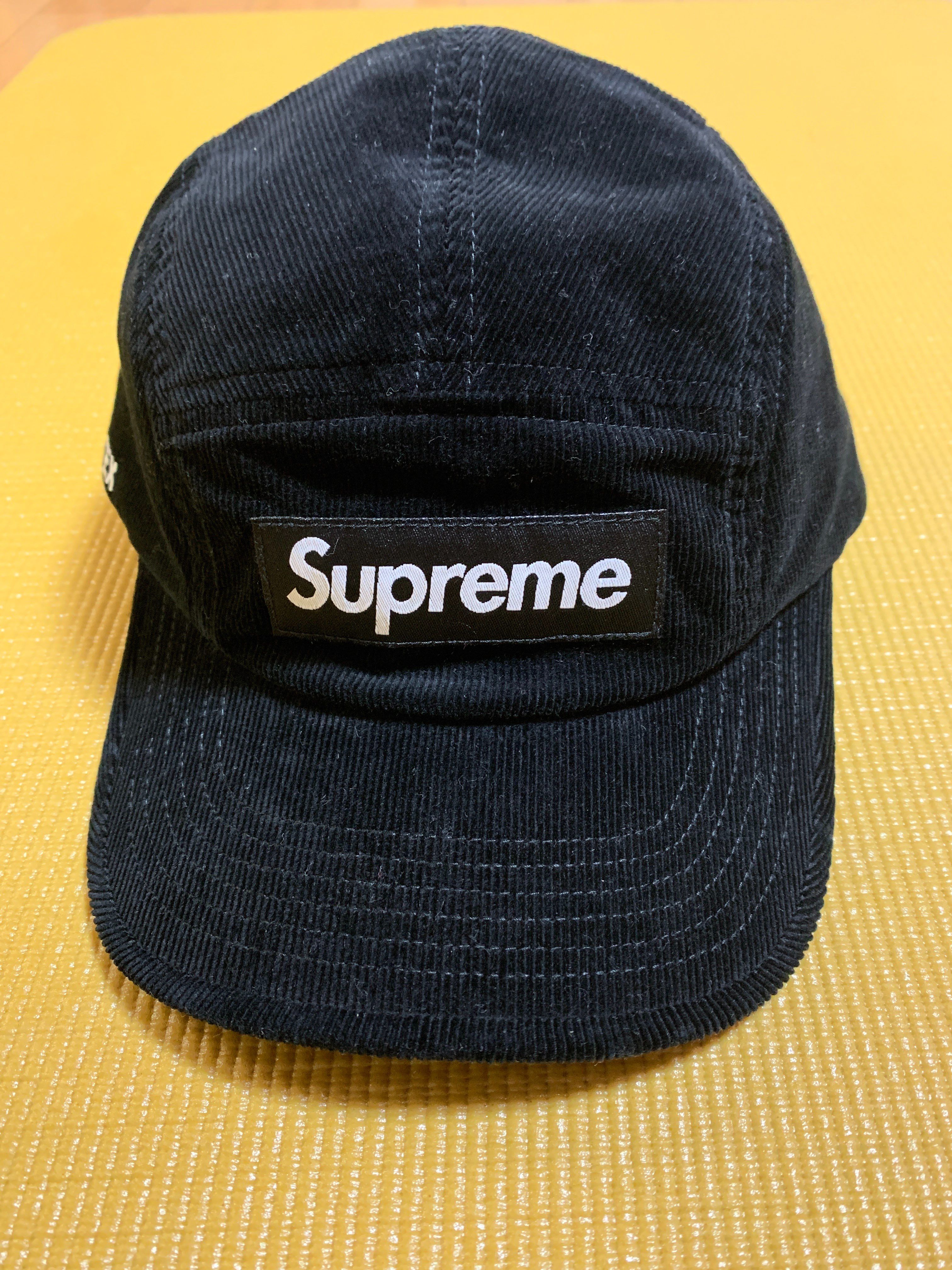Supreme GORE-TEX Corduroy Camp Cap "Black"