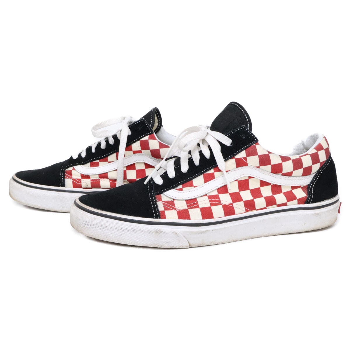 バンズ 721278 オールドスクール チェック スニーカー 28.5