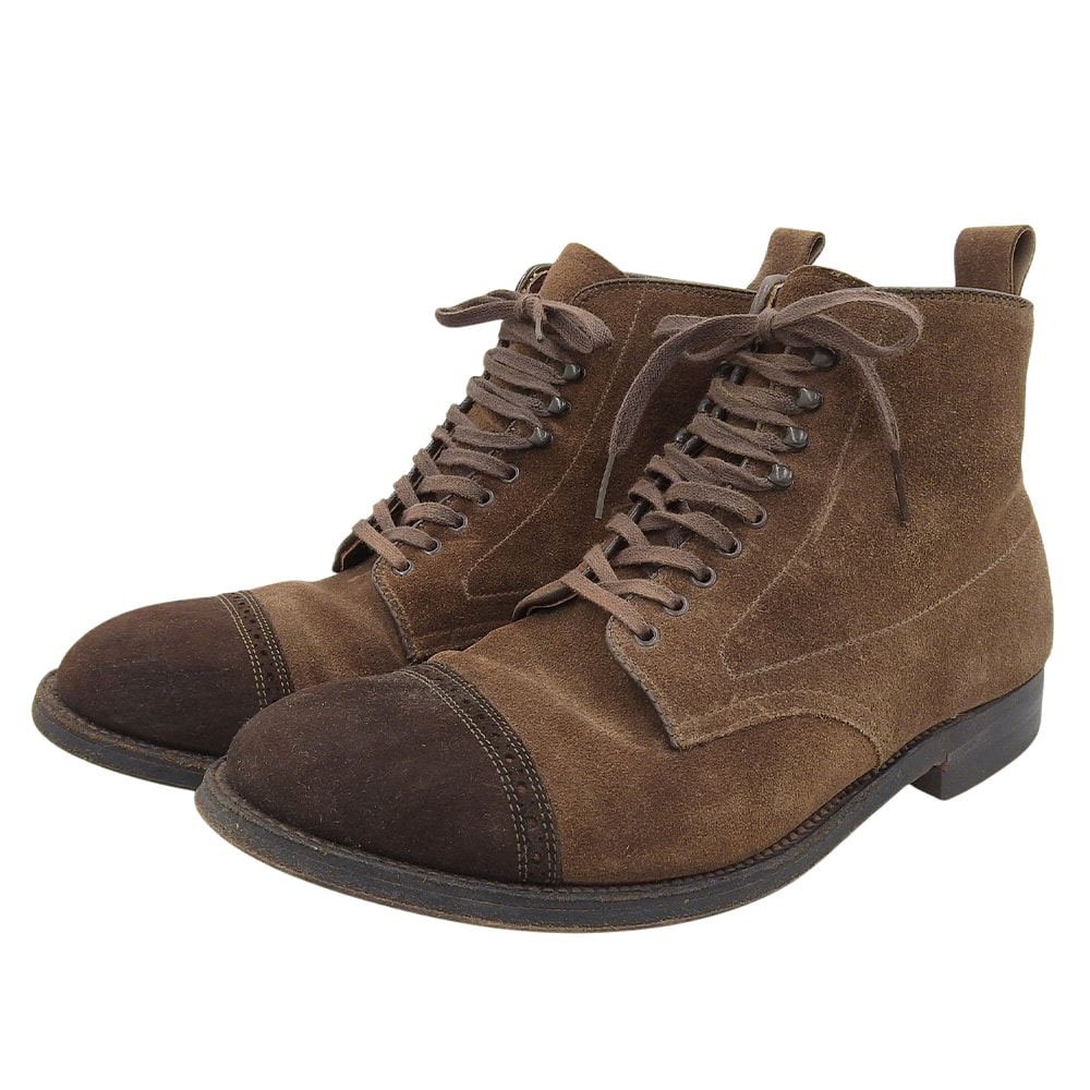 オールデン スエード ブーツ メンズ ブラウン 7 86900 7