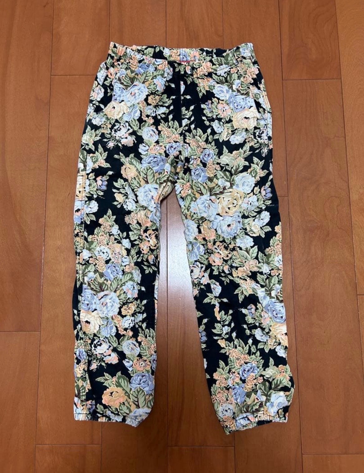C (やや傷や汚れあり)】Supreme Flower Pants (Floral Pants) Sの