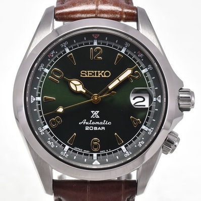 セイコー SEIKO SBDC091/6R35-00E0 プロスペックス アルピニスト 裏スケ デイト 自動巻き メンズ 美品 箱・保証書付き 腕時計 I#147755