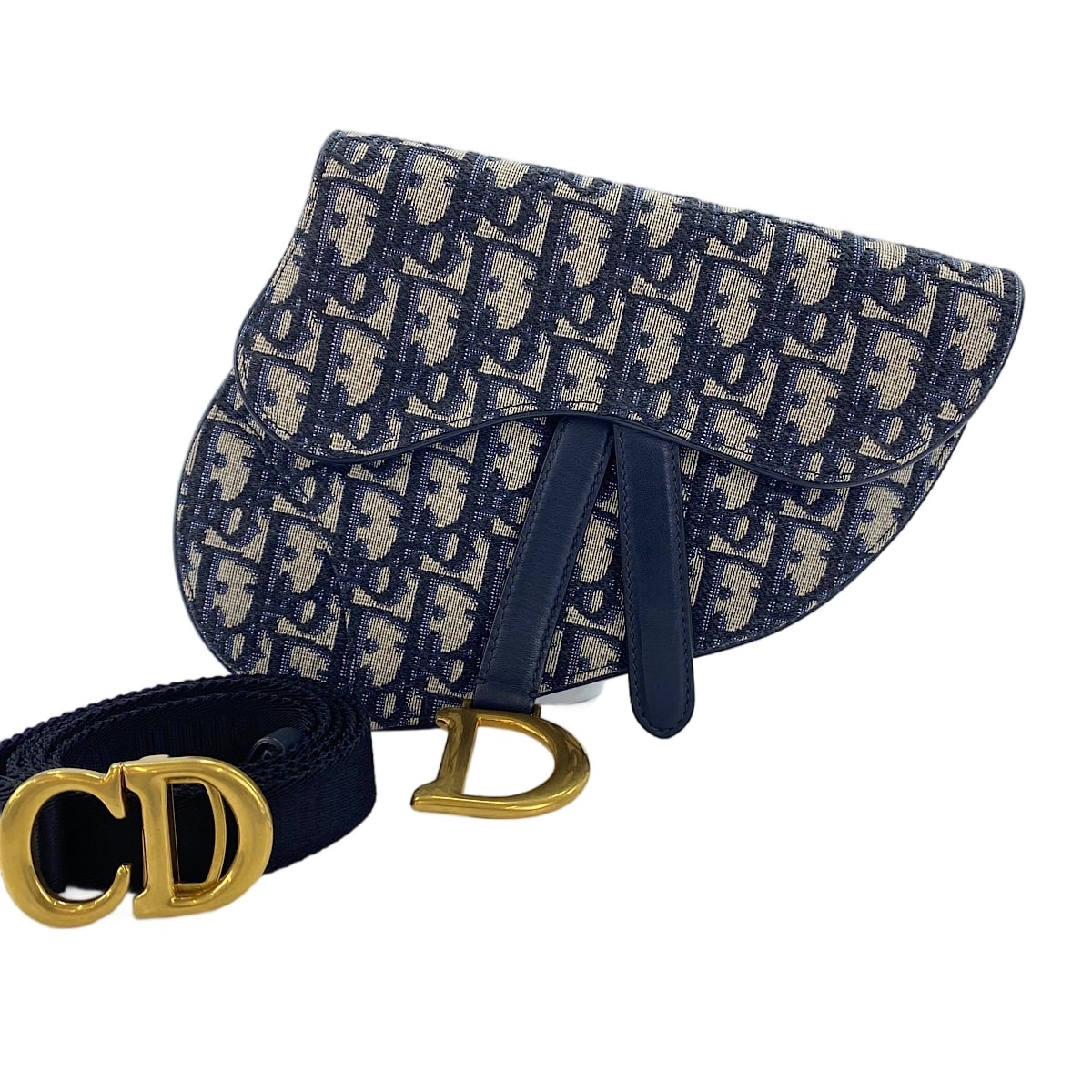 ディオール Dior キャンバス オブリーク, 2WAY ウエストバッグ【中古】