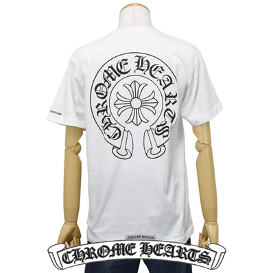 Chrome Hearts Horseshoe Logo Pocket T-Shirt "White"