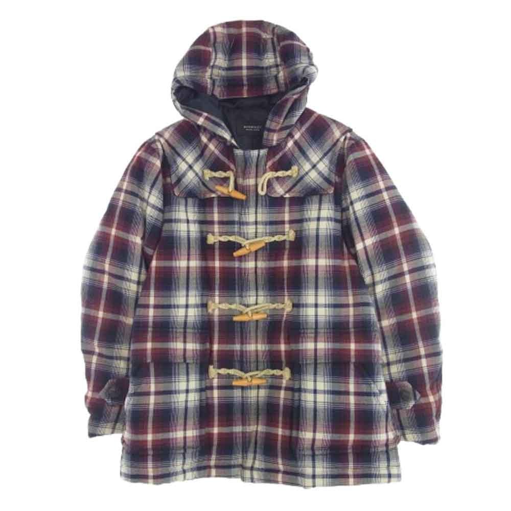 BURBERRY BLACK LABEL バーバリーブラックレーベル ダウンジャケット D1F32-433-18 チェック ダッフルコート ダウン ジャケット マルチカラー系 L【中古】