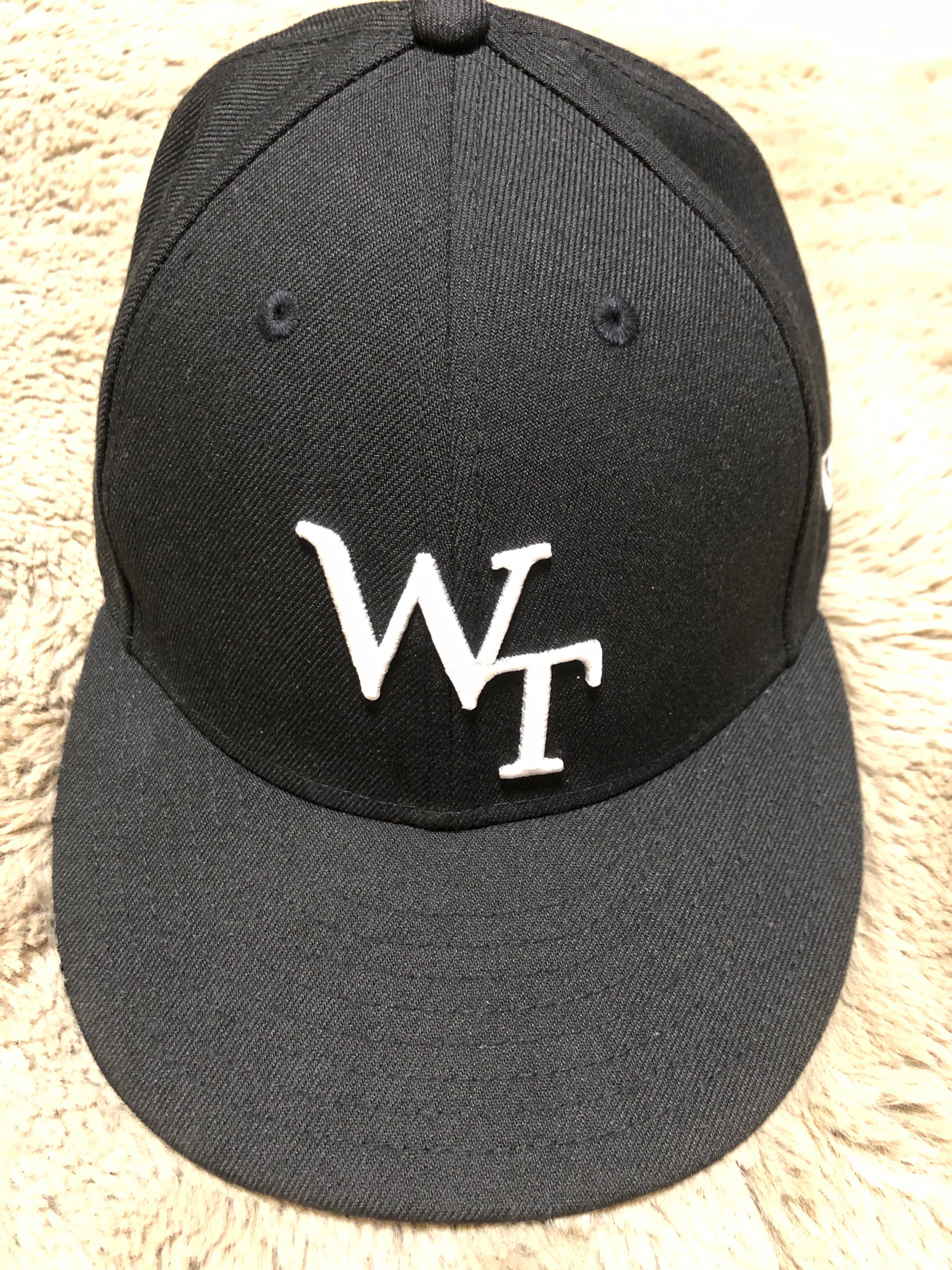 Wtaps x NEWERA 59FIFTY LOW PROFILE / CAP / POLY. TWILL. "Black" 221NENED-HT01