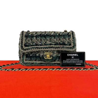 CHANEL シャネル ココマーク ツイード ショルダーバッグ マルチカラー
11286