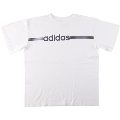 古着 アディダス adidas ロゴプリントTシャツ メンズL相当/eaa664418