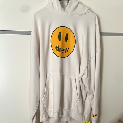 drew house mascot deconstructed hoodie "Off White"