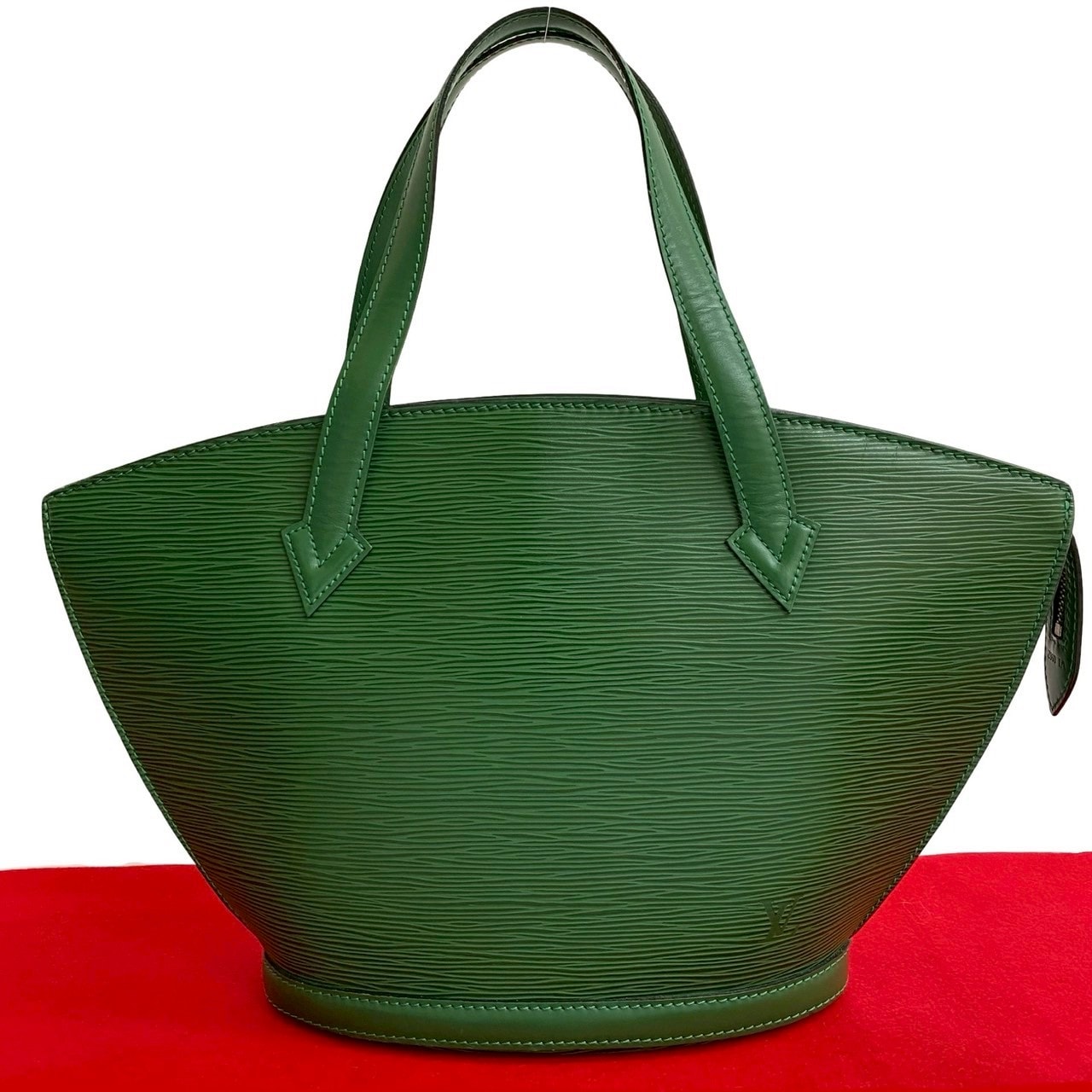 LOUIS VUITTON ルイヴィトン サンジャック エピ エピレザー ハンドバッグ グリーン
 47090