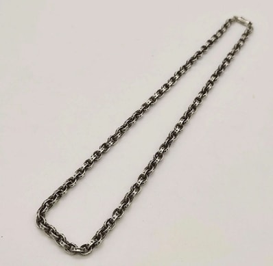 Chrome Hearts Paper Chain Necklace "Silver"