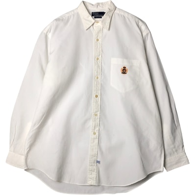 古着 ラルフローレン Ralph Lauren POLO by Ralph Lauren 長袖 コットンシャツ メンズXL相当/eaa578054