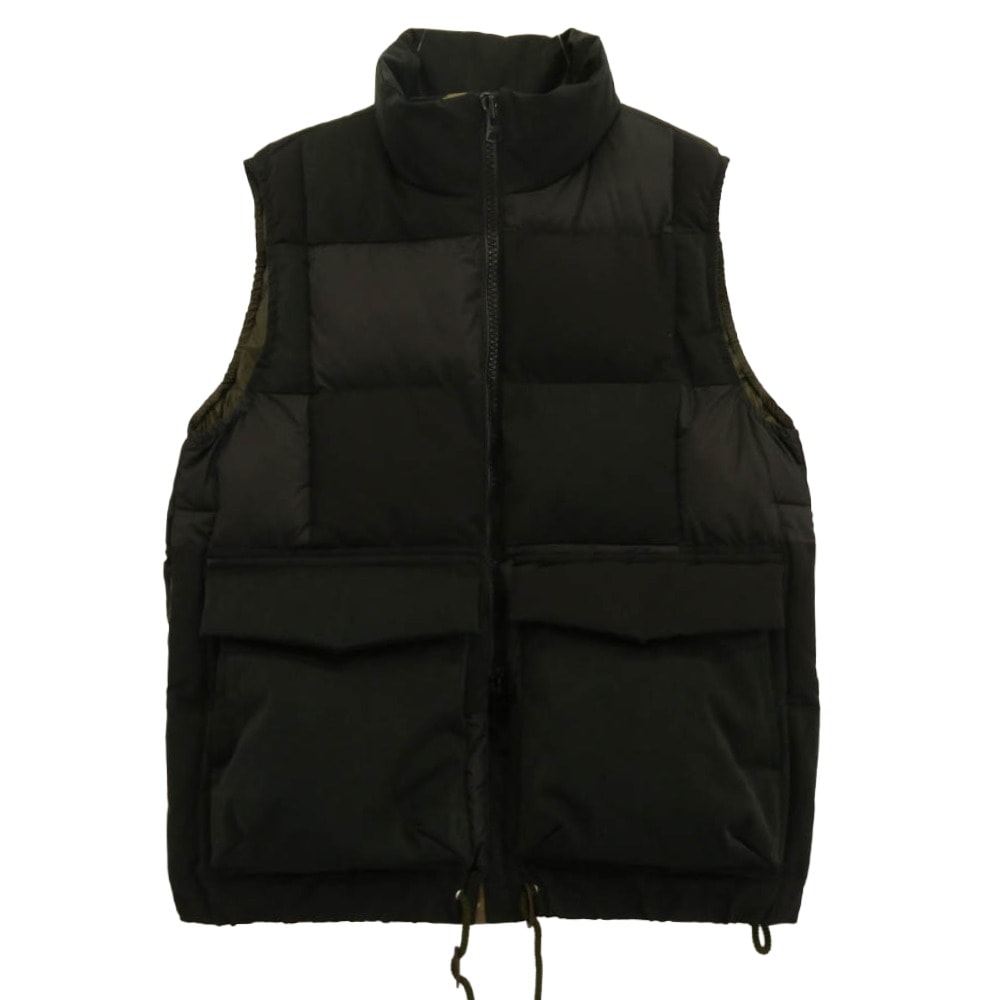 Sacai サカイ ベスト 23AW 23-03211M Faux Suede Mix Vest フェイクスエード パテッド ベスト ブラック系 2【中古】