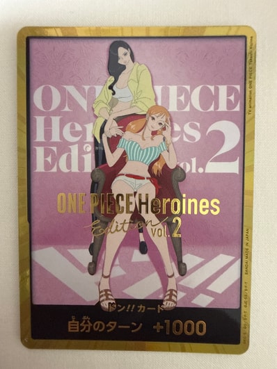 ドン!!カード (ナミ&ロビン) :金ドン(エクストラブースター「ヒロインズエディション Vol.2」)