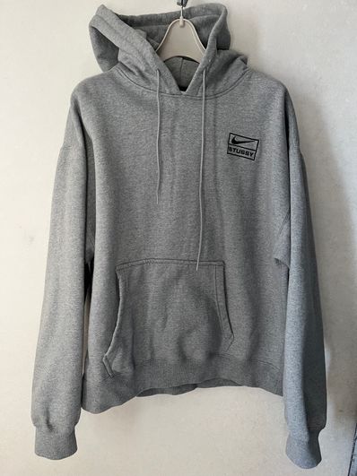 Stussy × Nike NRG Washed Hoodie (US Size) "Grey" DJ9488-063