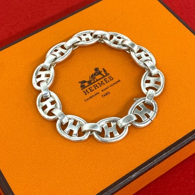 HERMES エルメス Hロゴ ブレスレット シルバー925 ブレスレット シルバー
05707