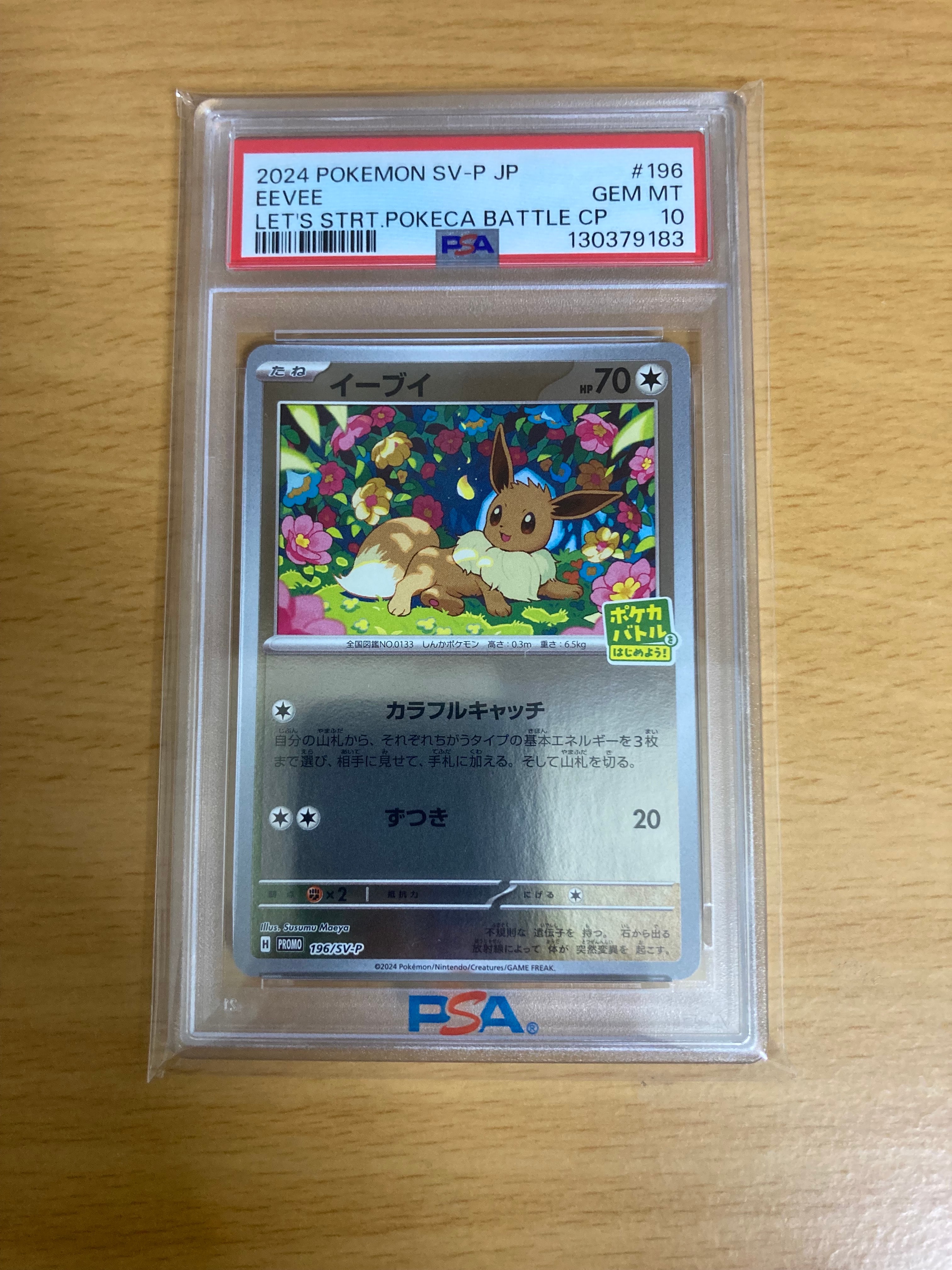 イーブイ P [SV-P-SM 196](プロモカードパック「ポケカバトルをはじめよう!キャンペーン」)