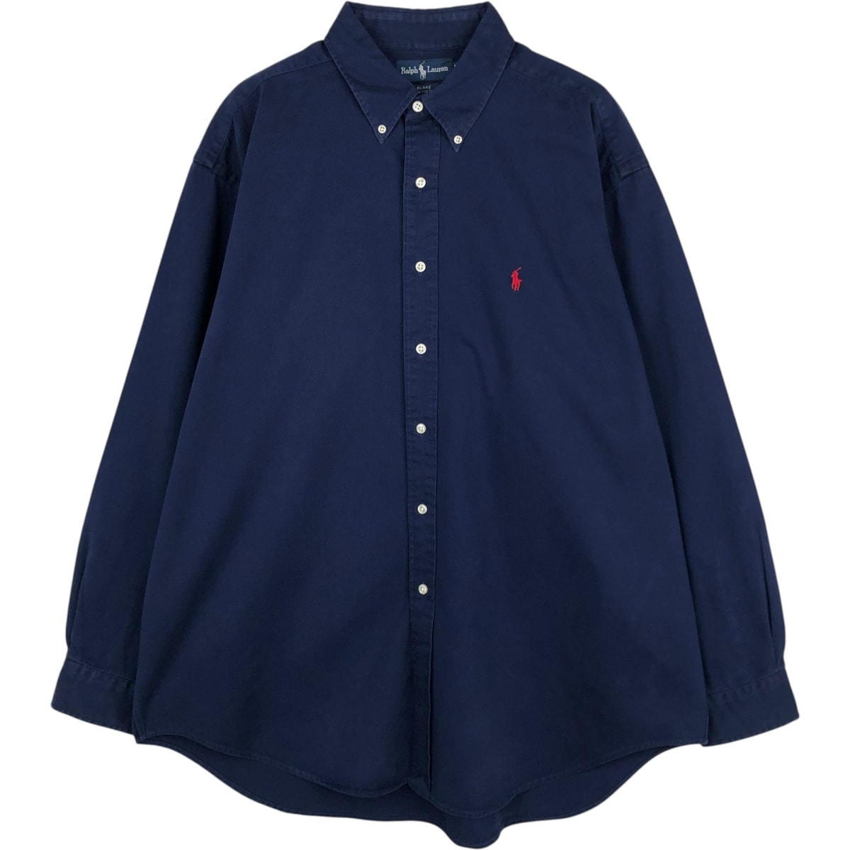 古着 ラルフローレン Ralph Lauren BLAKE 長袖 ボタンダウンシャツ メンズXL相当/eaa619739