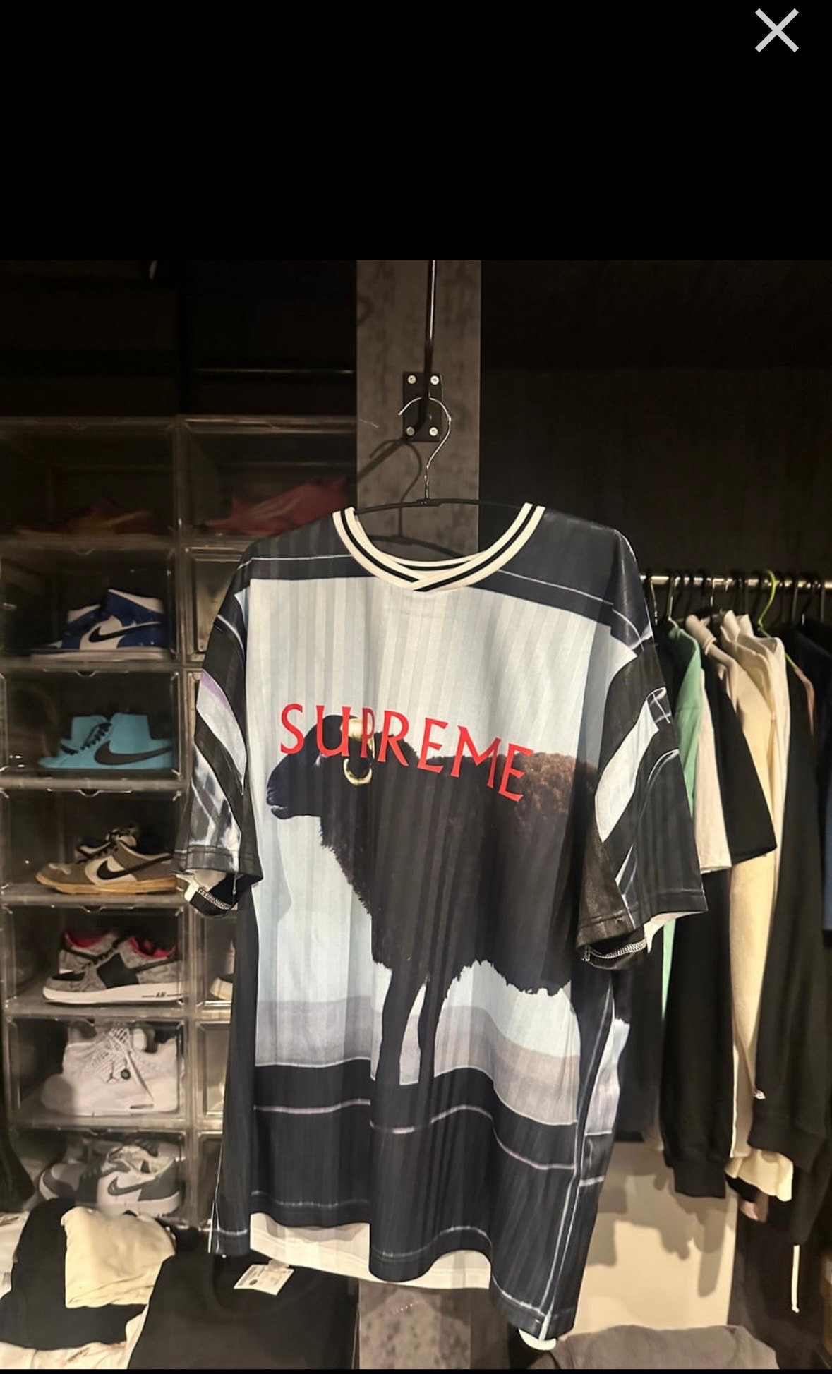 Supreme x Damien Hirst Soccer Jersey "Black"