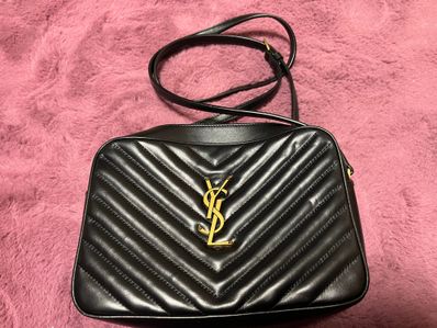 Saint Laurent Lou Camera Bag In Quilted Leather "Black"