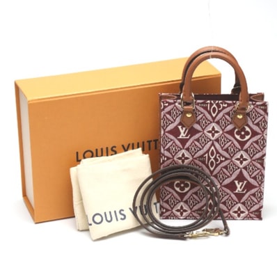 ルイヴィトン LOUIS VUITTON モノグラム M69846 ジャガード レザー ショルダーバッグ